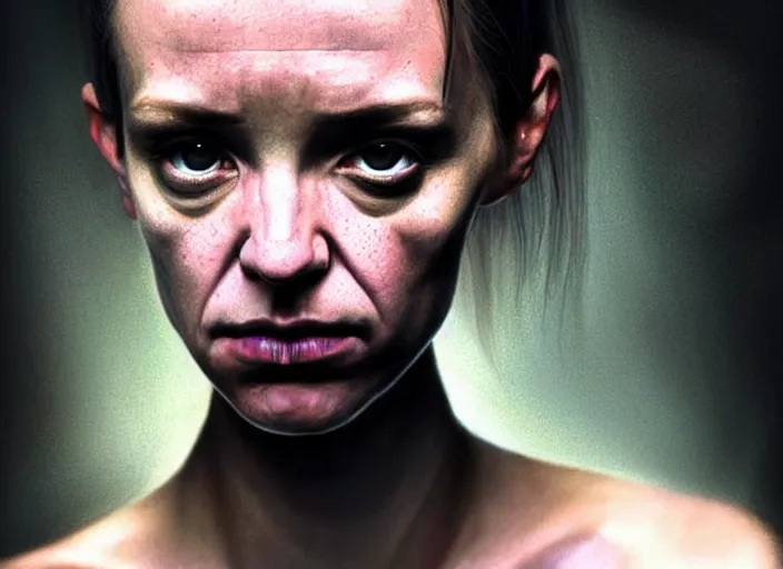 Prompt: photo, young female meth producer, meth lab, cinematic lights, stefan kostic and david cronenberg, realistic, sharp focus, 8 k high definition, intricate, chiaroscuro, elegant, perfect faces, symmetrical face, extremely detailed, hypnotic eyes, realistic, fantasy art, masterpiece zdzislaw beksinski, artgerm