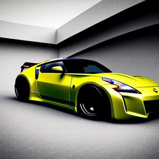 Image similar to a supercar based on the nissan 3 7 0 z and acura nsx! by ash thorp