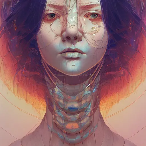 Image similar to citizen portrait soft light painted by james jean and katsuhiro otomo and erik jones, inspired by the fifth element anime, smooth face feature, intricate oil painting, high detail illustration, sharp high detail, manga and anime 1 9 9 9