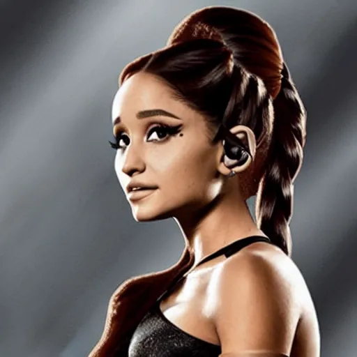 Image similar to Ariana Grande as Katniss Everdeen but better