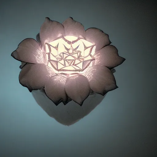 Prompt: scary horror diamond glowing flower, 8 k, super detailed, octane render, vfx, super realistic, unreal engine 5, cinematic