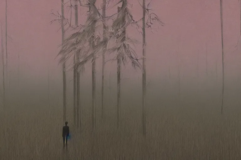 Image similar to scene true detective, from louisiana swamps, neon cross, voodoo, 8 k, hyper detailed, artwork by tim eitel