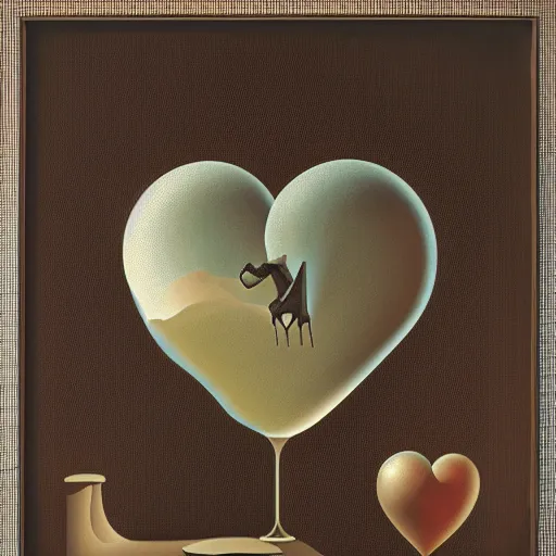 wretched camel, GlassCast Heart, by Mike Winkelmann Stable Diffusion