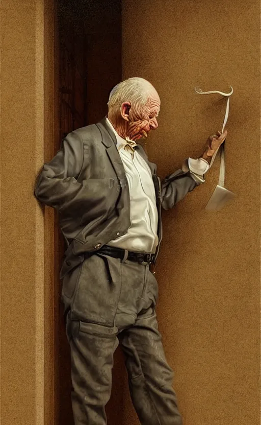 Prompt: old man doing hard work do what we can then leave it to god nonfiction elegant highly detailed digital painting 8 k uhd highly consistent object intricate sharp focus illustration highly anatomy form with delete duplication rendered by octane baroque art by robin eley paul lung samuel silva