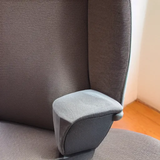 Image similar to chair with peaks sticking out of the seat