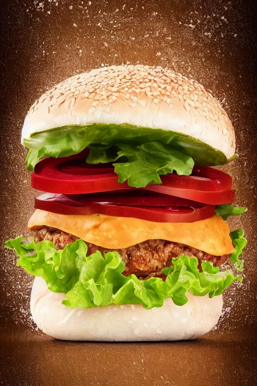 Image similar to !!! salty hamburger, commercial photography