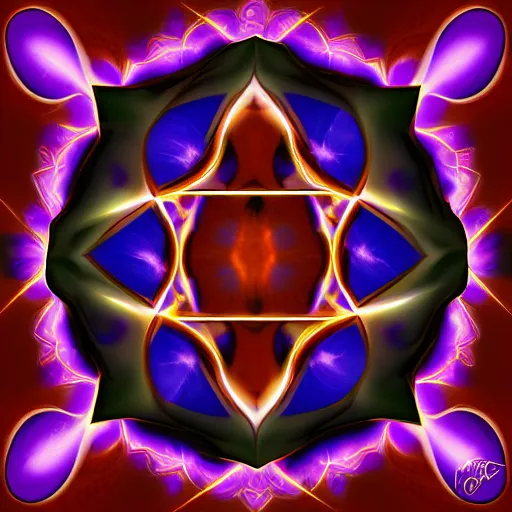 Image similar to a shield of purple energy, emanating and flowing energy, skill ability art, digital art, plain background