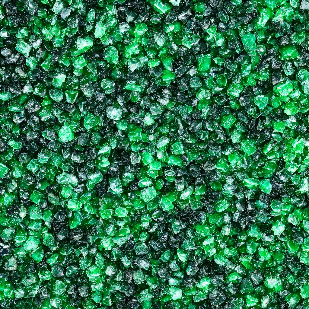 Prompt: green crystals texture, 4k