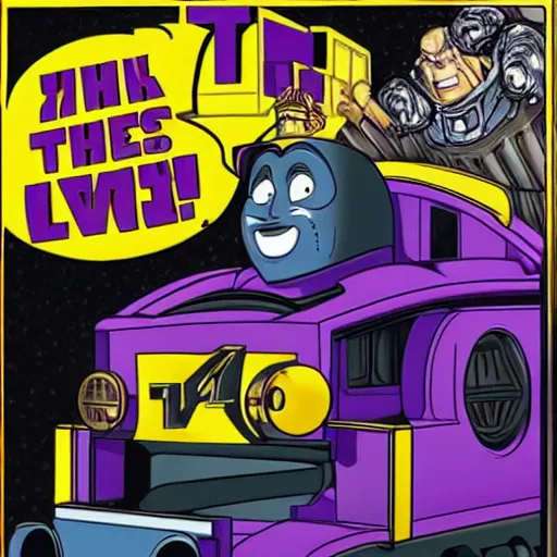 Image similar to thanos the tank engine