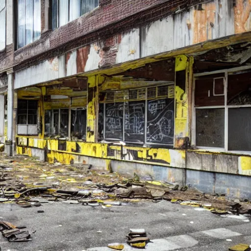 Image similar to abandoned blockbusters,