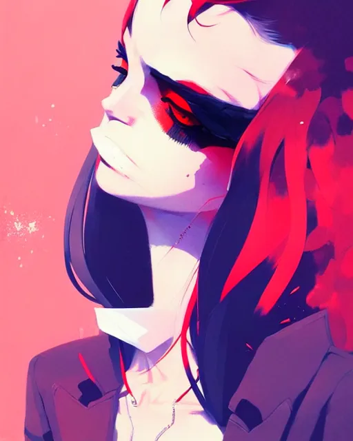 Image similar to a ultradetailed beautiful panting of a stylish mafia girl, by conrad roset, greg rutkowski and makoto shinkai, trending on artstation