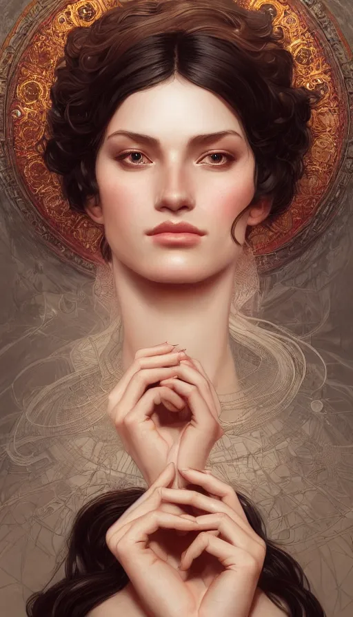 Image similar to perfectly-centered-Portrait of a most beautiful woman it the world, intricate, highly detailed, digital painting, artstation, concept art, smooth, sharp focus, illustration, Unreal Engine 5, 8K, art by artgerm and greg rutkowski and alphonse mucha