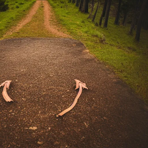 Image similar to closeup of a cow shit in the middle of the path, excrement, pinewoods, avila mountains, grim fantasy, emotional, eos r 5, f / 2. 5, illustration, concept art, award winning photograph, 8 k, alphonse mucha style, no background, nobody