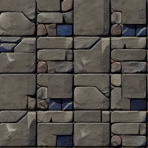 Image similar to stone tile cladding stylized texture, in the style of blizzard entertainment and world of warcraft by michael vicente, 3 dex, dylan salvalaio, unreal engine, 8 k