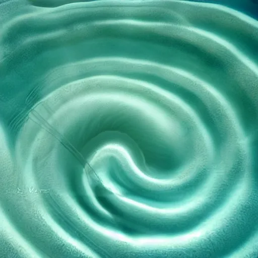 Image similar to spiral fused foam, water wave ocean, photography, photorealistic,