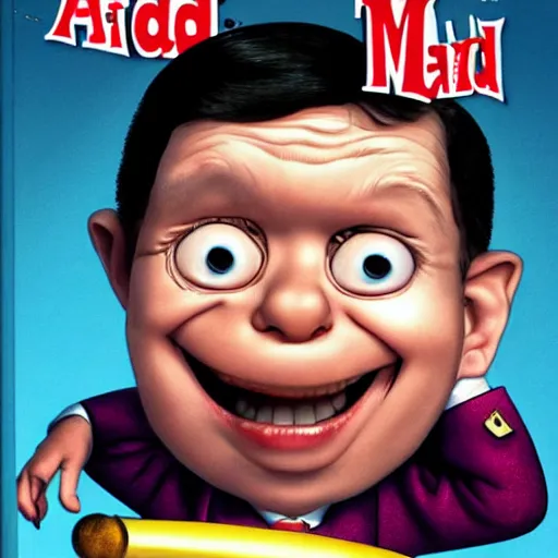 Image similar to Alfred E. Neuman in a new MaD magazine cover
