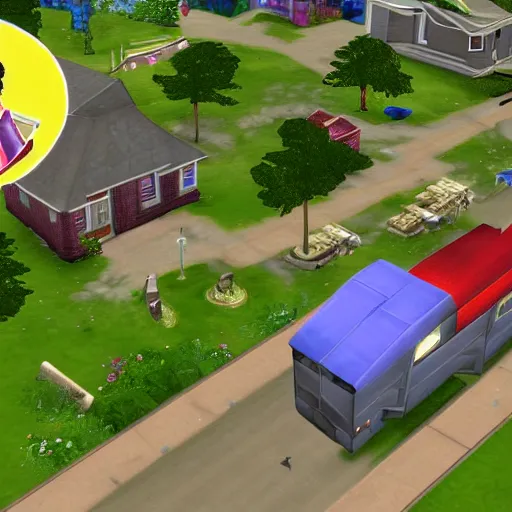 Image similar to tornado in the sims 2