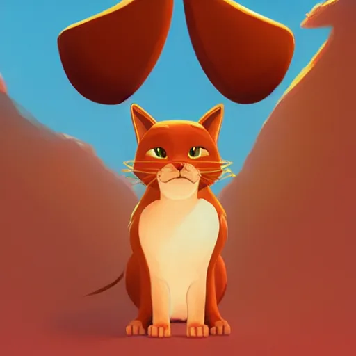 Image similar to face icon stylized minimalist catdog, loftis, cory behance hd by jesper ejsing, by rhads, makoto shinkai and lois van baarle, ilya kuvshinov, rossdraws global illumination