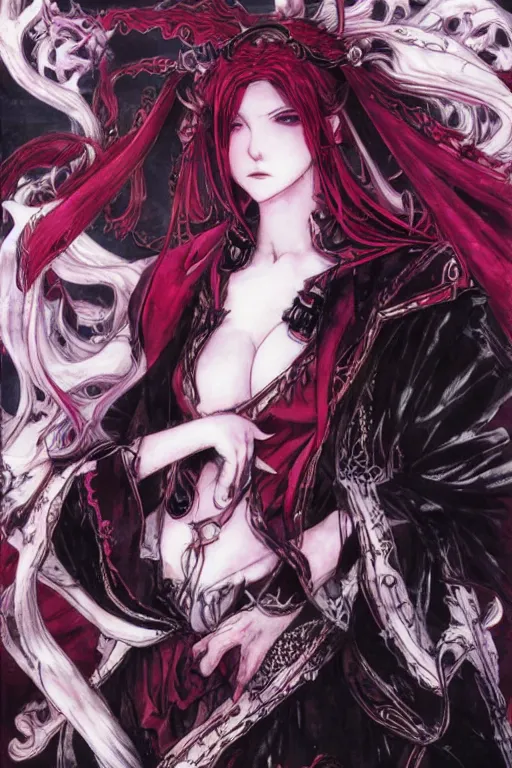 Image similar to shalltear bloodfallen by akihiko yoshida and ayami kojima