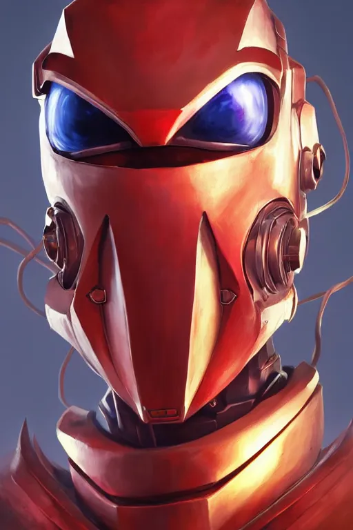 Image similar to epic mask helmet robot ninja portrait stylized as fornite style game design fanart by concept artist gervasio canda, behance hd by jesper ejsing, by rhads, makoto shinkai and lois van baarle, ilya kuvshinov, rossdraws global illumination radiating a glowing aura global illumination ray tracing hdr render in unreal engine 5