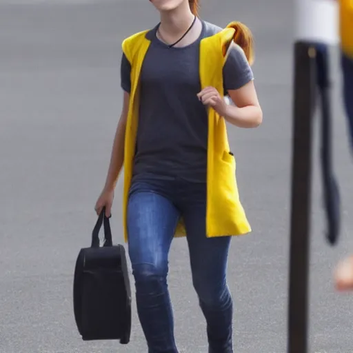 Image similar to photo of emma watson as pikachu