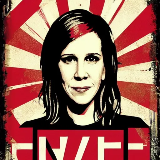 Image similar to kristen wiig poster by shepard fairey