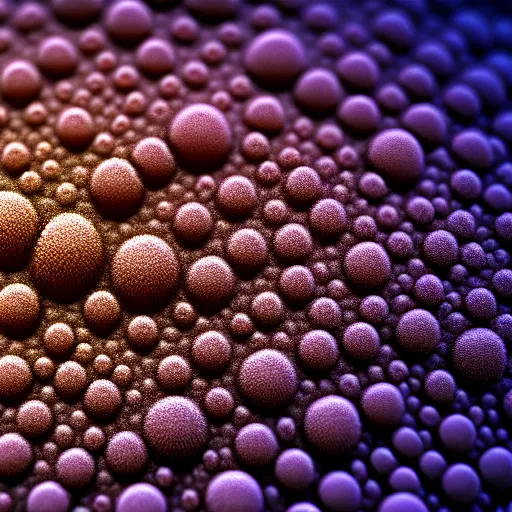 Image similar to close up photo of petri dish with a fungal cultures with little filaments under the microscope, octane render, tilt shift, smooth, ultrasharp focus, unreal engine 5, bokeh background, hyperrealism, vray