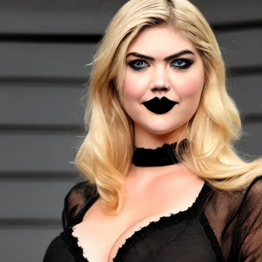 Prompt: Goth Kate Upton