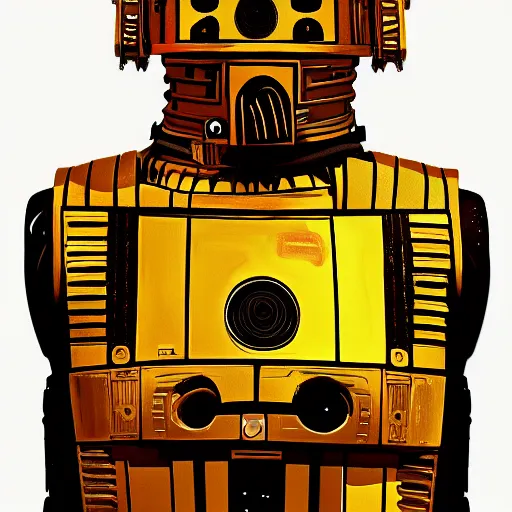 Image similar to painting of c - 3 p 0, digital art