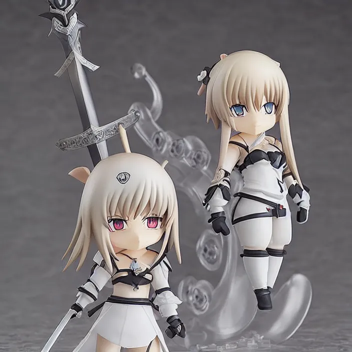 Image similar to Jordis the Sword-Maiden, An anime Nendoroid of Jordis the Sword-Maiden, figurine, detailed product photo