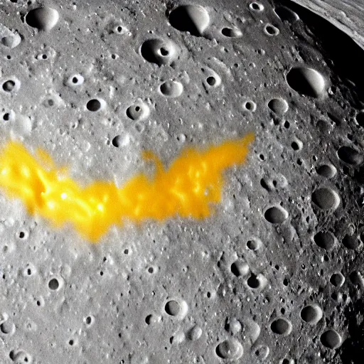 Image similar to close up photo of the surface of the moon, made of cheese, real, pentax k 1 0 0 0, volumetric lightening