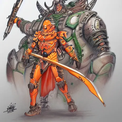 Image similar to a perfect, realistic professional digital sketch of a hindu Kshatriya in style of Pixar, by pen and watercolor, by a professional Chinese Korean artist on ArtStation, on high-quality paper