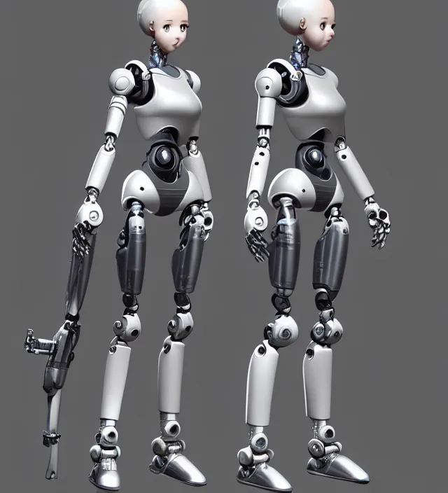 Image similar to the female robot protagonist, animation character design by akira toriyama, action - adventure, sharp detail, artstation trending, conceptart. com