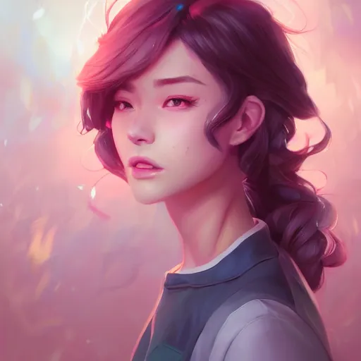 Image similar to a portrait of wlop, pastel, art by lois van baarle and loish and ross tran and rossdraws and sam yang and samdoesarts and artgerm and saruei and disney and wlop, digital art, highly detailed, intricate, sharp focus, trending on artstation hq, deviantart, unreal engine 5, 4 k uhd image