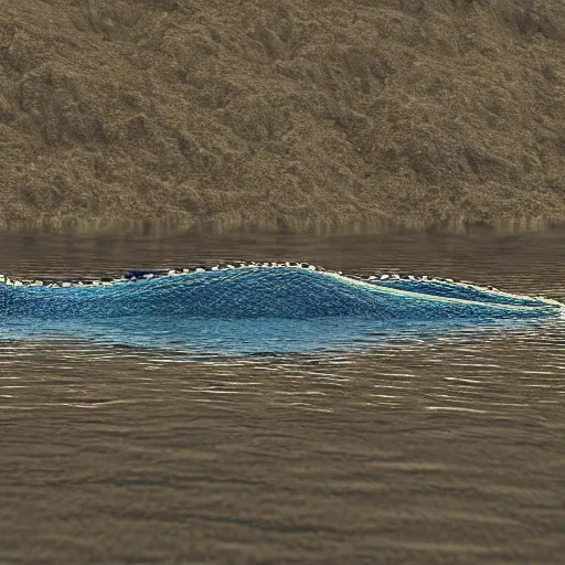 Prompt: Loch Ness Monster, realistic, extremly detailed, 8k, sharp, photo