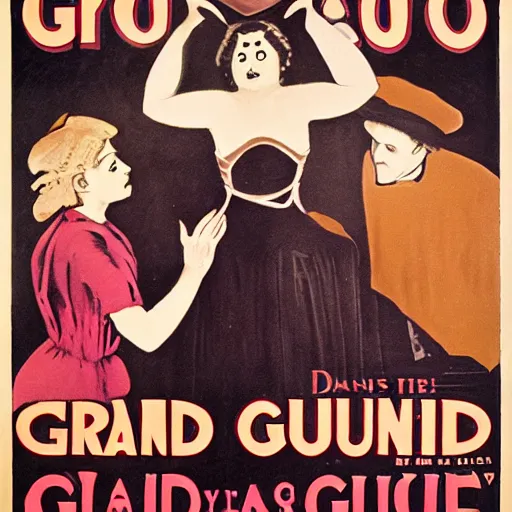 Image similar to grand guignol poster