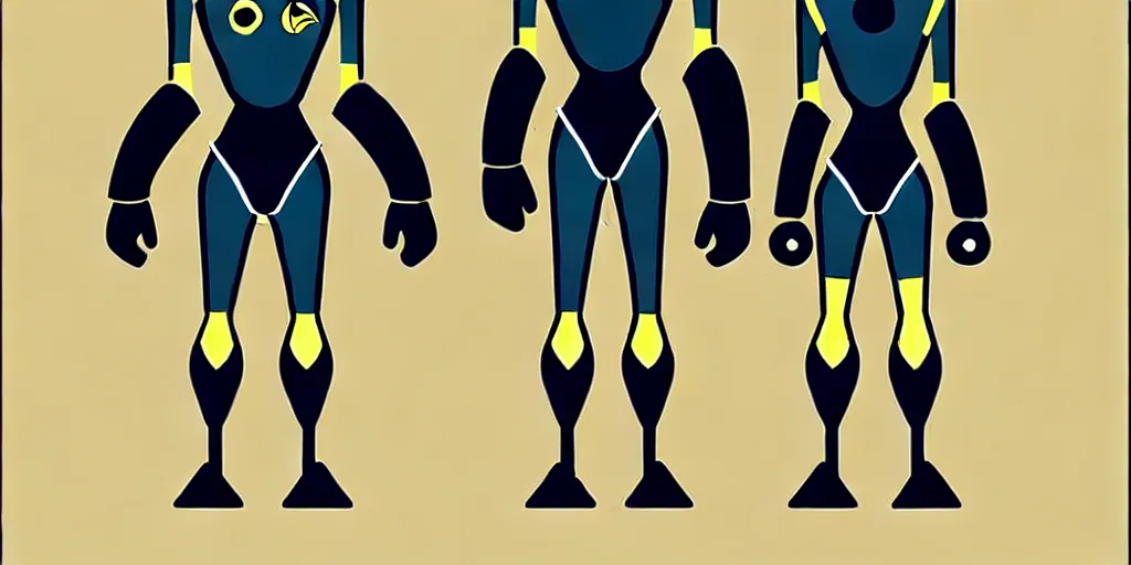 Image similar to male, fully body, elongated figure, science fiction space suit with a helmet, large shoulders, short torso, long thin legs, tiny feet, character sheet, funko, digital sketch, hyperdetailed, dieselpunk, stylized character design, concept design, in the style of mike mignola