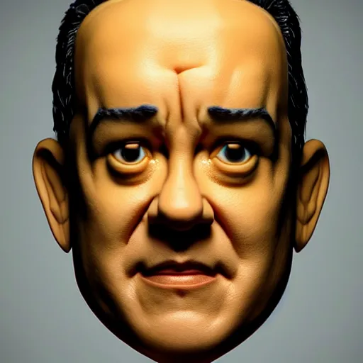 Image similar to a face made of cheese made of tom hanks, 8 k, trending on artstation, unreal engine, hyperrealistic