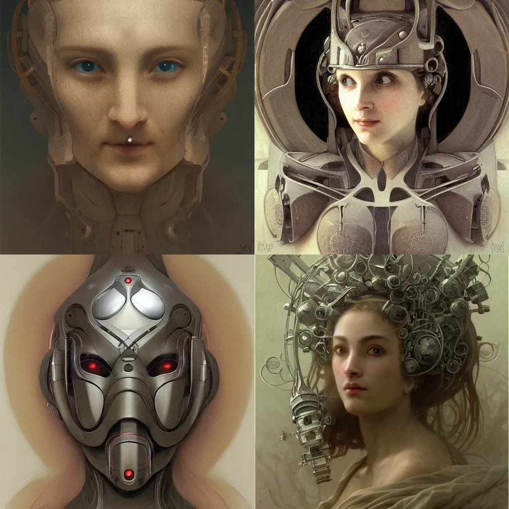 Prompt: detailed portrait of an organic scifi gadget, exterior, organic ornaments, bouguereau, minoru nomata