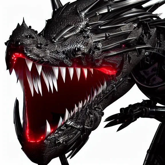 Image similar to close up mawshot of a cute elegant beautiful stunning hot anthropomorphic female robot dragon, with sleek silver metal armor, glowing OLED visor, facing the camera, the open maw being highly detailed living and sharp, with a gullet at the end, you looking into the maw, food pov, micro pov, vore art, digital art, pov furry art, anthro art, furry, warframe art, high quality, 3D realistic, dragon mawshot, maw art, macro art, micro art, dragon art, Furaffinity, Deviantart, Eka's Portal, G6