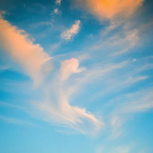 Image similar to photo of sunset clouds look like shape of virgin mary