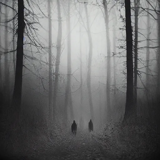 Image similar to lost souls wandering through the darkness Ilse Gort, Olya Bossak