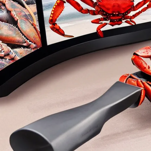 Prompt: (((((((( + product photo of crab mixed hammer + concept : 8K UHD + !!!!!!