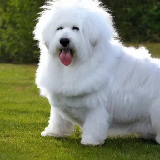 Image similar to fat fluffy white hair dog