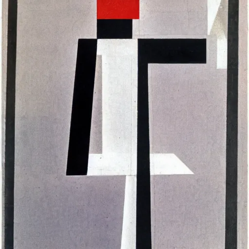 Image similar to Geometrical suprematist art of Saul Goodman, by El Lissitzky