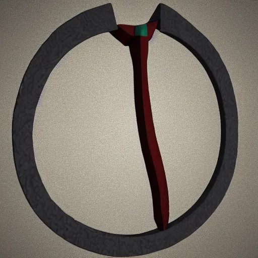 Image similar to complex 3 d model of a medieval bow and arrow