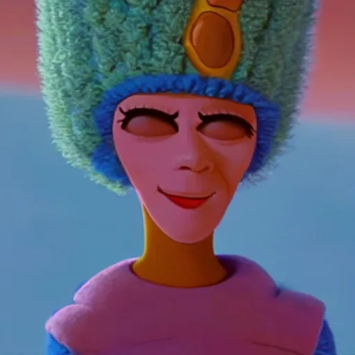 Prompt: Marge Simpson as Chani Dune