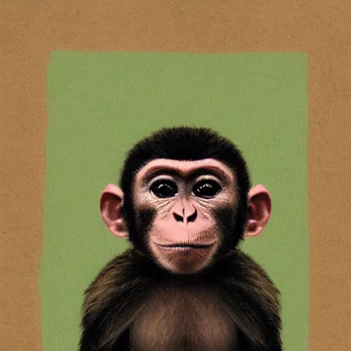 Prompt: monkey portrait