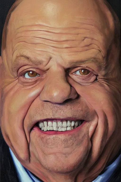 Image similar to portrait of don rickles, oil painting by wilson mclean, sharp focus, masterpiece, highly detailed