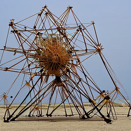 Prompt: strandbeest